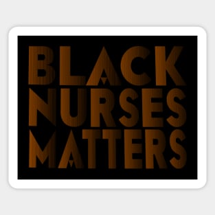 Black Nurses Matters Sticker